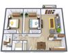 Parkside Apartments | Two Bedroom | Plan 21B Parkside Apartments | Two Bedroom | Plan 21B